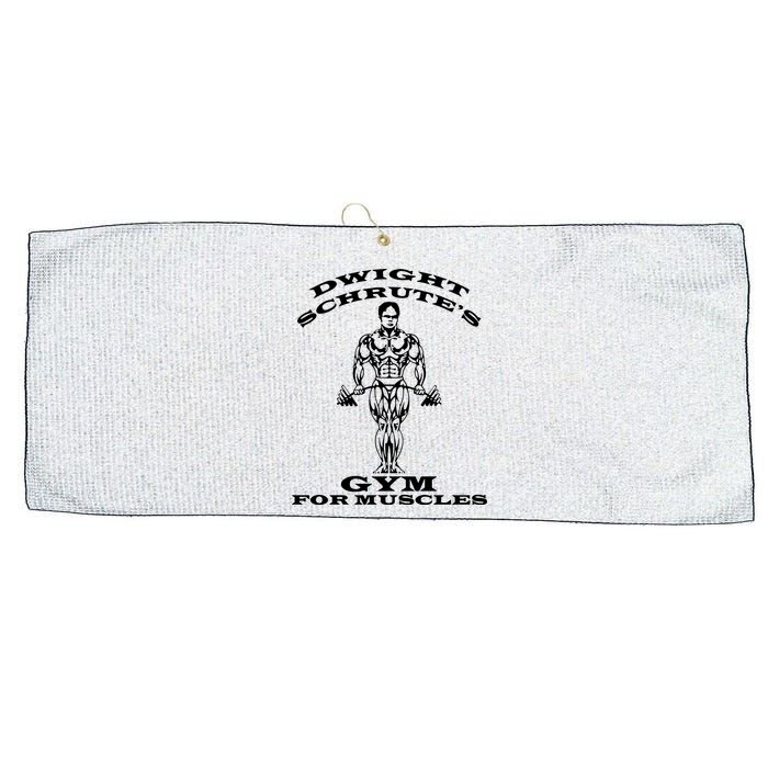 Dwight Schrute's Gym For Muscles Large Microfiber Waffle Golf Towel