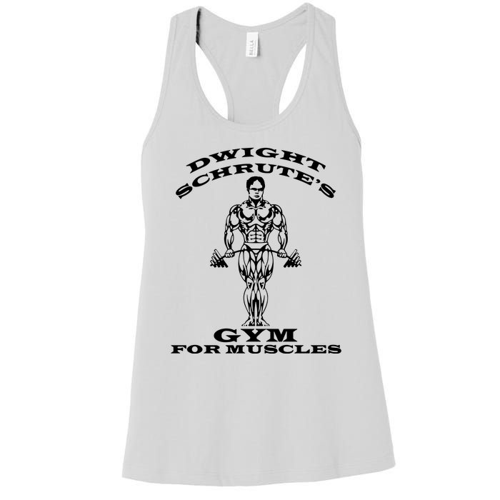 Dwight Schrute's Gym For Muscles Women's Racerback Tank