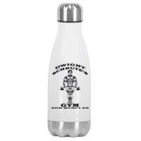 Dwight Schrute's Gym For Muscles Stainless Steel Insulated Water Bottle