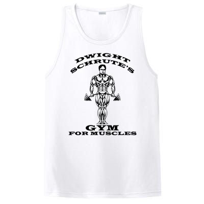 Dwight Schrute's Gym For Muscles PosiCharge Competitor Tank