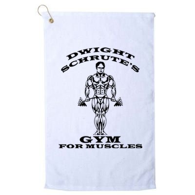 Dwight Schrute's Gym For Muscles Platinum Collection Golf Towel