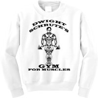 Dwight Schrute's Gym For Muscles Kids Sweatshirt