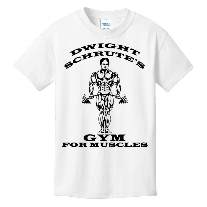 Dwight Schrute's Gym For Muscles Kids T-Shirt