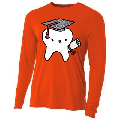 Dentist School Graduate Tooth Funny Gift Cooling Performance Long Sleeve Crew