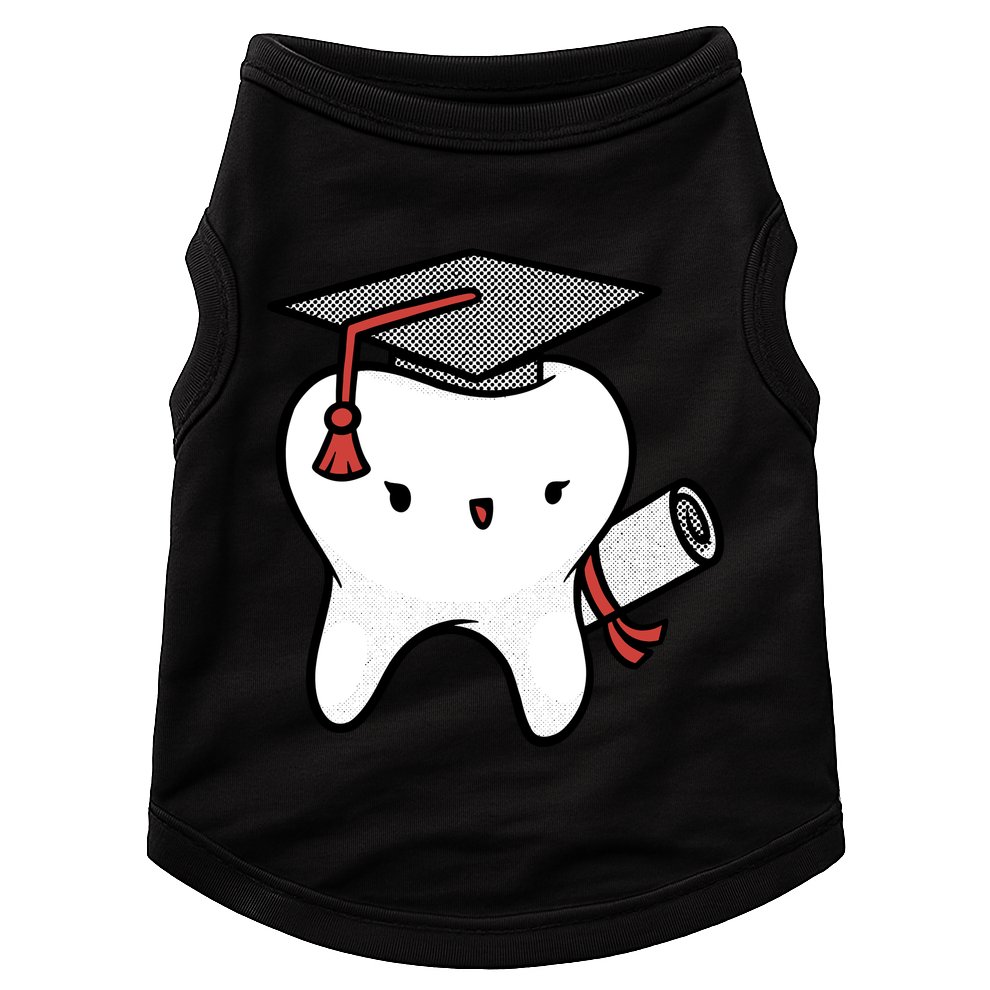Dentist School Graduate Tooth Funny Gift Doggie Tank