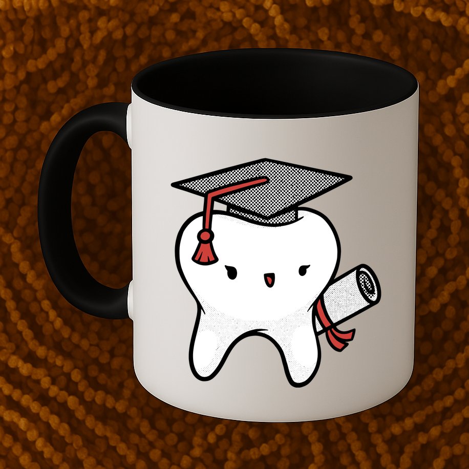 Dentist School Graduate Tooth Funny Gift Mug