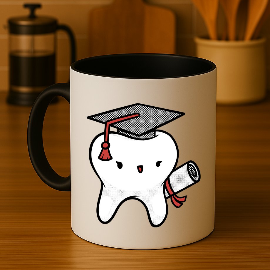 Dentist School Graduate Tooth Funny Gift Mug