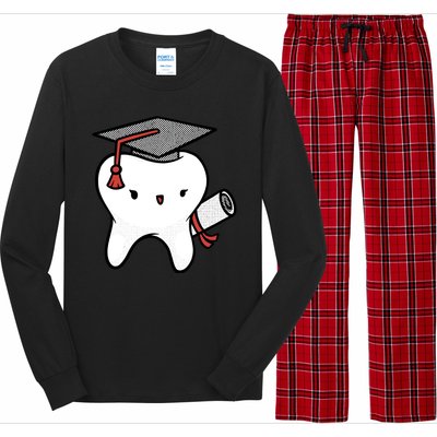 Dentist School Graduate Tooth Funny Gift Long Sleeve Pajama Set