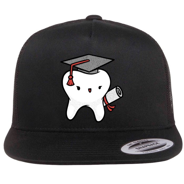 Dentist School Graduate Tooth Funny Gift Flatbill Hat