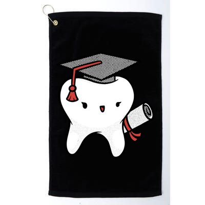 Dentist School Graduate Tooth Funny Gift Golf Towel