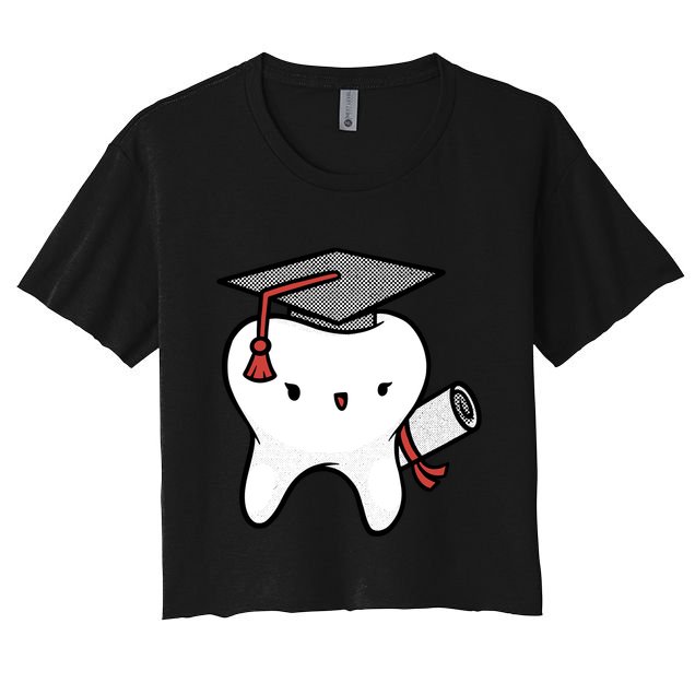 Dentist School Graduate Tooth Funny Gift Crop Top