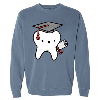 Dentist School Graduate Tooth Funny Gift Garment-Dyed Sweatshirt