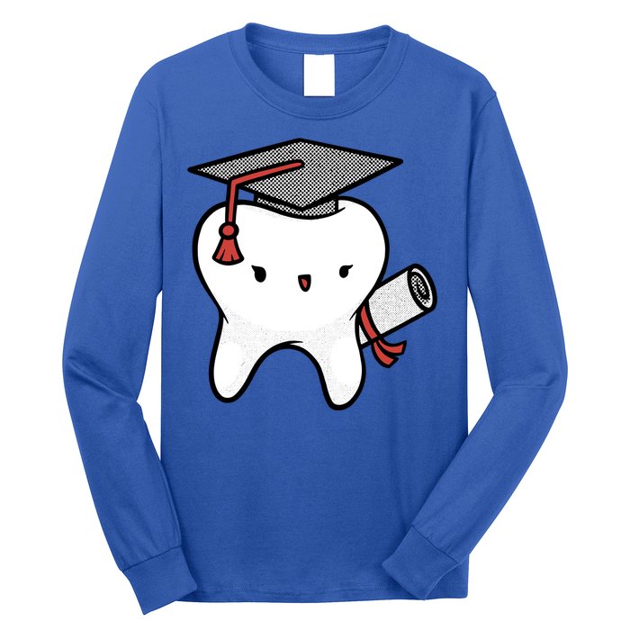 Dentist School Graduate Tooth Funny Gift Long Sleeve Shirt