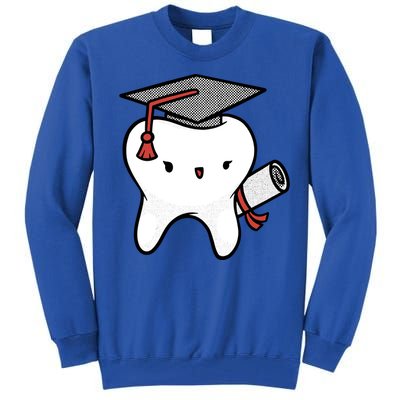 Dentist School Graduate Tooth Funny Gift Tall Sweatshirt