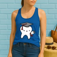 Dentist School Graduate Tooth Funny Gift Womens Tank Top