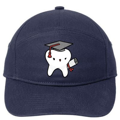 Dentist School Graduate Tooth Funny Gift 7-Panel Snapback Hat