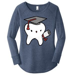 Dentist School Graduate Tooth Funny Gift Women's Perfect Tri Tunic Long Sleeve Shirt