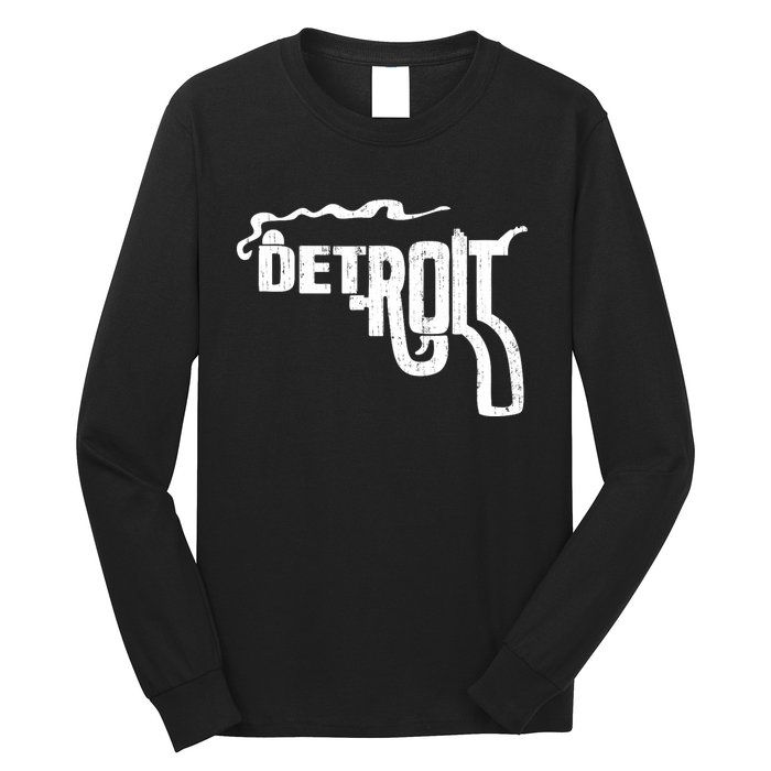 Detroit Smoking Gun Long Sleeve Shirt