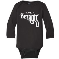 Detroit Smoking Gun Baby Long Sleeve Bodysuit