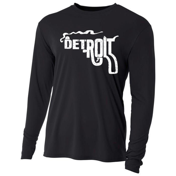 Detroit Smoking Gun Cooling Performance Long Sleeve Crew