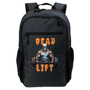 Deadlift Skeleton Gym Lifting Weights Training Halloween Daily Commute Backpack