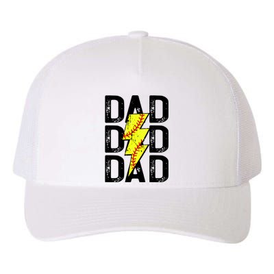 Dad Softball Game Day Yupoong Adult 5-Panel Trucker Hat