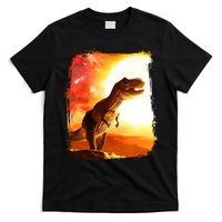 Desert Sun Galaxy Trex Dinosaur T-Shirt