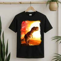 Desert Sun Galaxy Trex Dinosaur T-Shirt