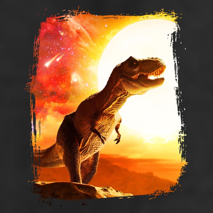 Desert Sun Galaxy Trex Dinosaur Adult Drive Performance Visor