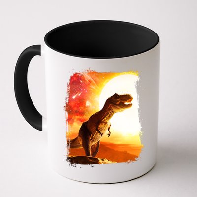 Desert Sun Galaxy Trex Dinosaur Mug