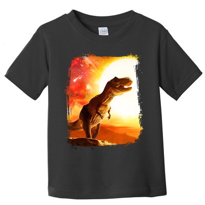 Desert Sun Galaxy Trex Dinosaur Toddler T-Shirt