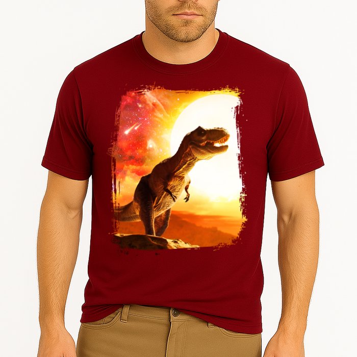 Desert Sun Galaxy Trex Dinosaur Cooling Performance Crew T-Shirt