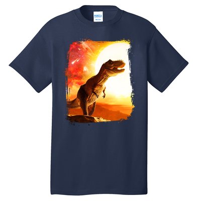 Desert Sun Galaxy Trex Dinosaur Tall T-Shirt