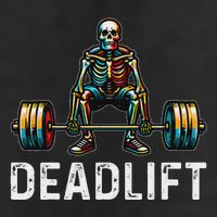 Deadlift Skeleton Gym Fitness Adult Drive Performance Visor