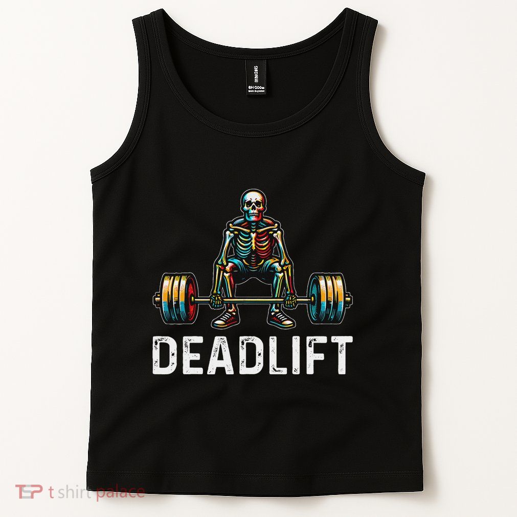 Deadlift Skeleton Gym Fitness Tank Top