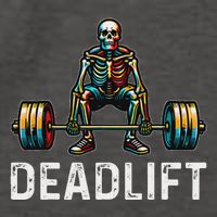 Deadlift Skeleton Gym Fitness Vector Backpack