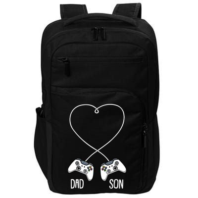 Dad Son Gaming Fathers Day Cool Videogame Matching Gamer Impact Tech Backpack