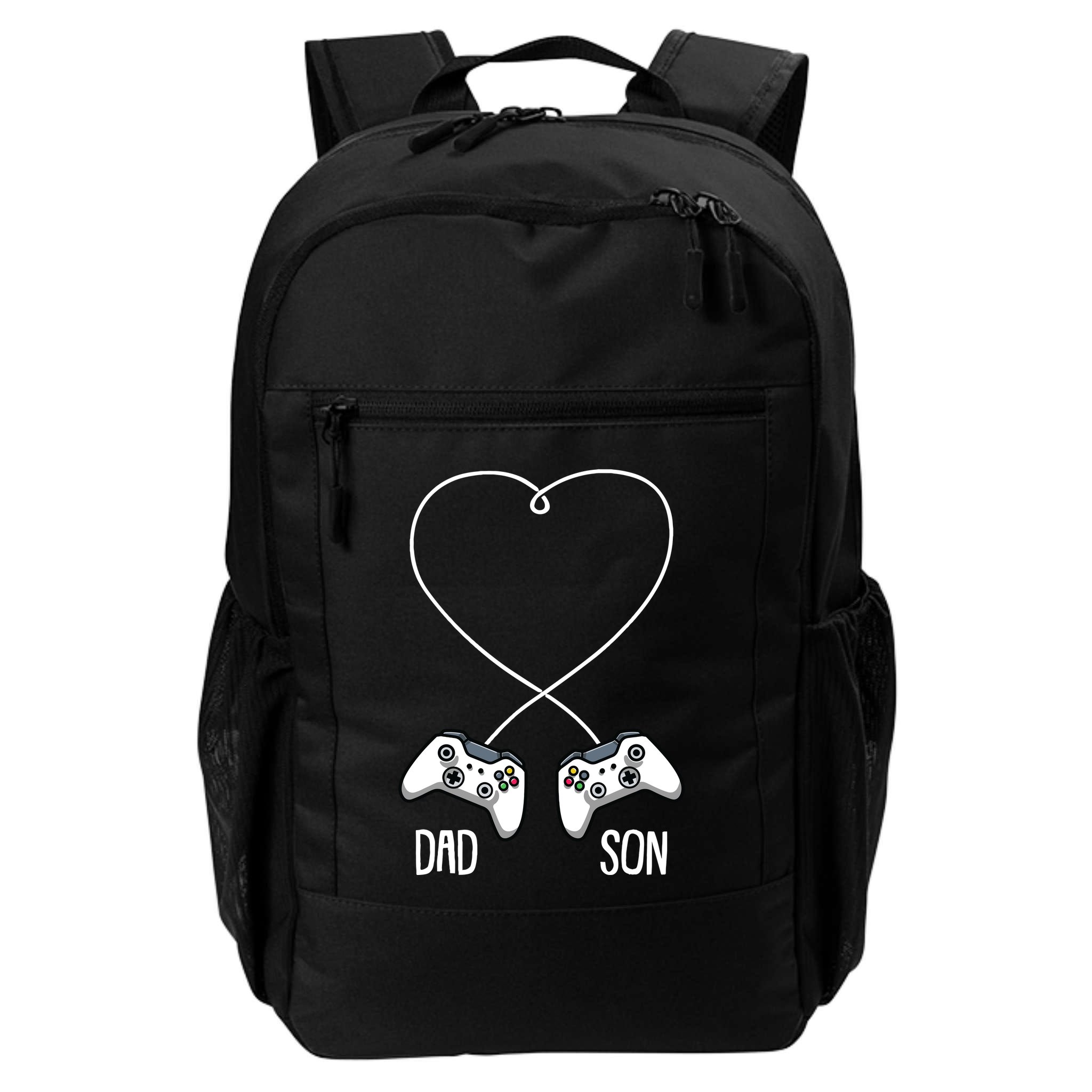Dad Son Gaming Fathers Day Cool Videogame Matching Gamer Backpack