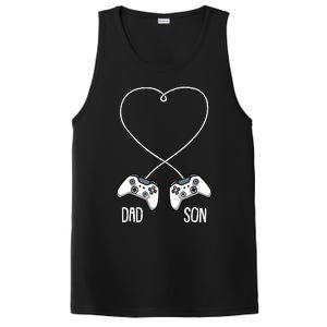 Dad Son Gaming Fathers Day Cool Videogame Matching Gamer PosiCharge Competitor Tank