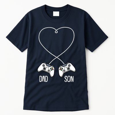 Dad Son Gaming Fathers Day Cool Videogame Matching Gamer Tall T-Shirt