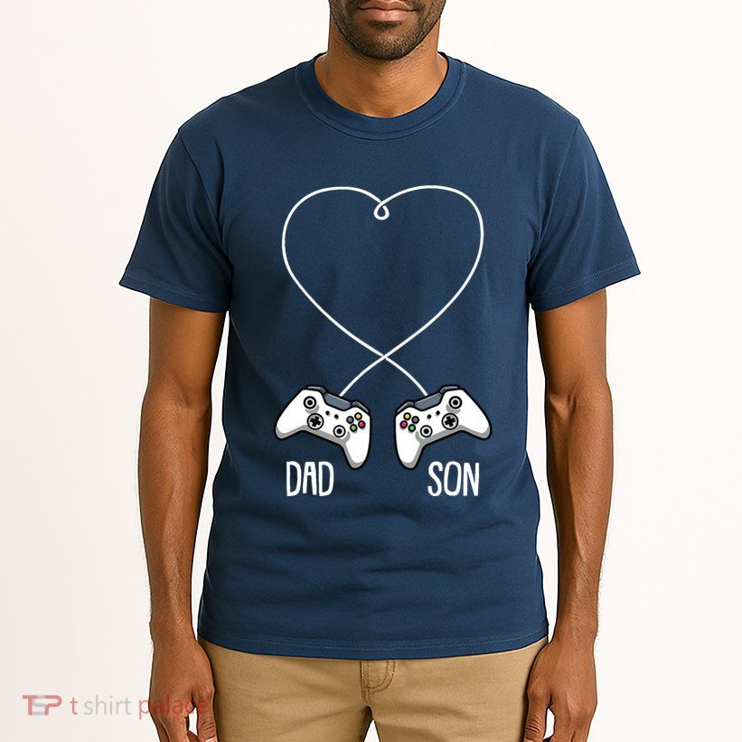 Dad Son Gaming Fathers Day Cool Videogame Matching Gamer Tall T-Shirt