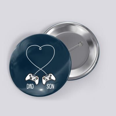 Dad Son Gaming Fathers Day Cool Videogame Matching Gamer Button
