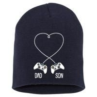 Dad Son Gaming Fathers Day Cool Videogame Matching Gamer Short Acrylic Beanie