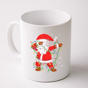 Dabbing Santa Gift For Boys Girls Christmas Tree Lights Gift Coffee Mug