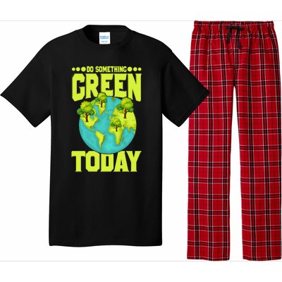 Do Somethings Green Today, Earth Day Quotes Costume Pajama Set