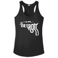 Detroit Smoking Gun Vintage Ladies PosiCharge Competitor Racerback Tank