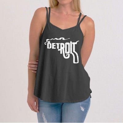 Detroit Smoking Gun Vintage Women's Strappy Tank