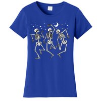 Dancing Skeleton Gothic Goth Spooky Funny Halloween Women's T-Shirt