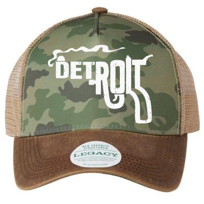 Detroit Smoking Gun Vintage Legacy Tie Dye Trucker Hat