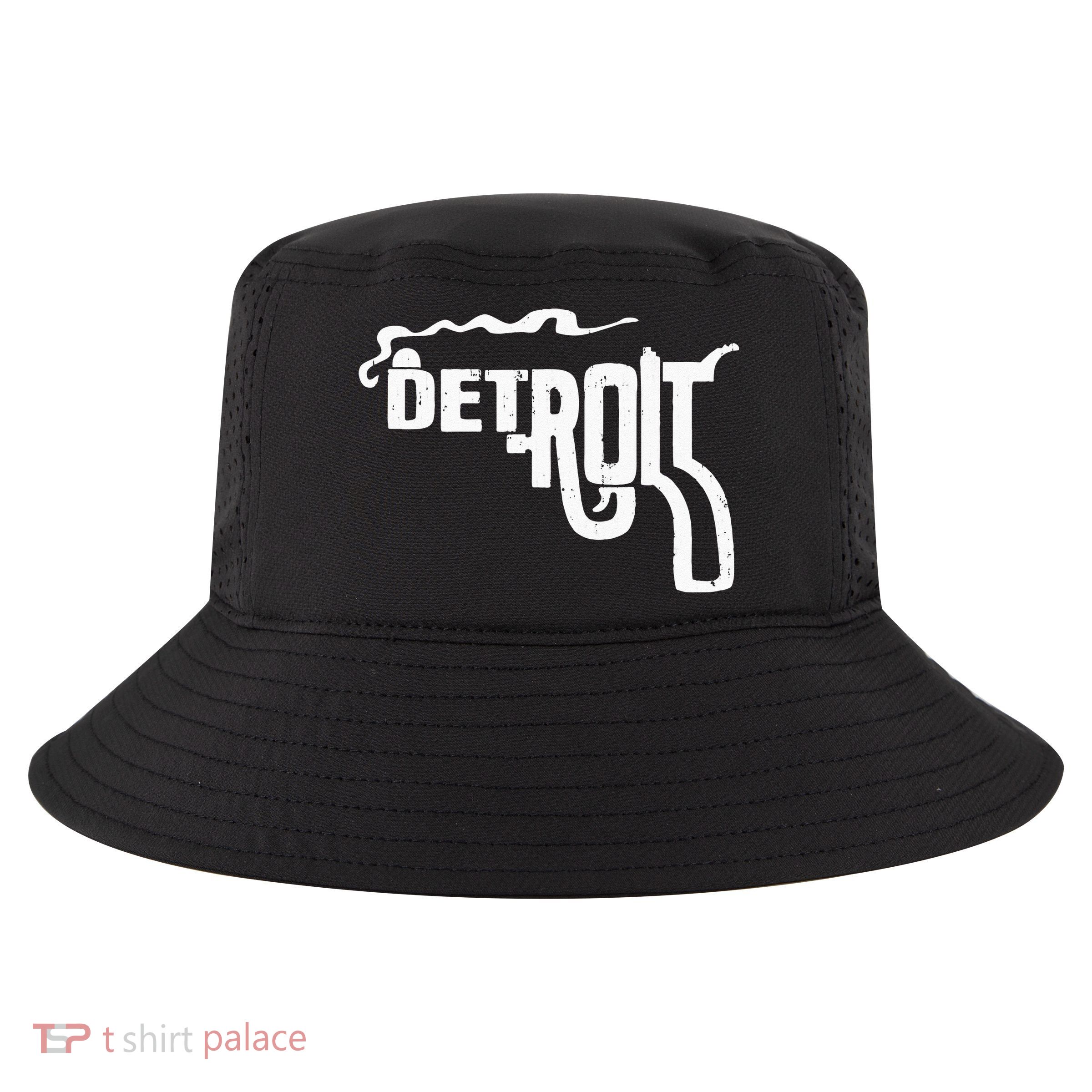Detroit Smoking Gun Vintage Cool Comfort Performance Bucket Hat